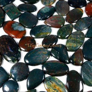 Bloodstone. Natural Green Red Bloodstone. Bloodstone Cabochon Wholesale Lot.. Bloodstone Gemstone. Healing Bloodstone Bulk Lot 1 To 140 Pcs.