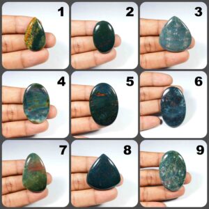 Bloodstone Cabochon. Top Grade~ Green Red Bloodstone. Natural Bloodstone Gemstone. Wholesale Bloodstone For Jewelry. Variation Bo-b