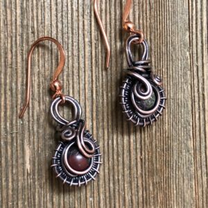 Dragon Bloodstone Earrings