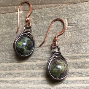 Dragon Bloodstone Earrings