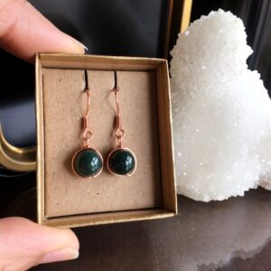 Bloodstone Earrings, Bloodstone Jewelry, Bloodstone Jewellery