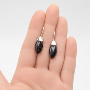 Symphony - Beautiful Bloodstone Jasper Jasper Sterling Silver Earrings
