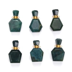 35x21x12mm Natural African Blood Stone Gemstone Perfume Bottle Pendant Faceted, Essential Oil Bottle Beads 1 Bead (80017229-p70) 35x21x12mm Natural African Blood Stone Gemstone Perfume Bottle Pendant Faceted, Essential Oil Bottle Beads 1 Bead (80017229-p70)