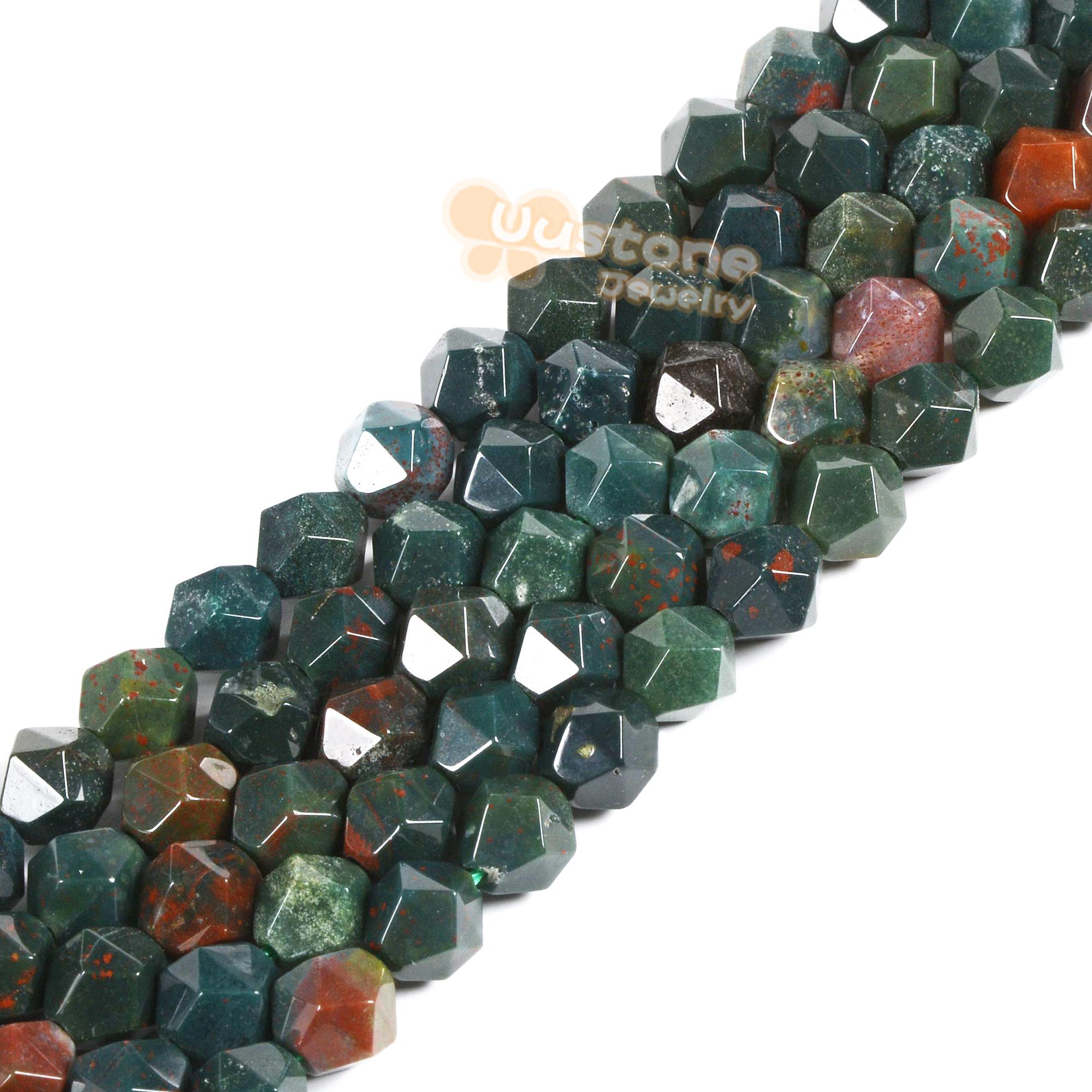 6mm Green Bloodstone Heliotroppe Gemstone Triangle Faceted Round Loose Beads Strand 15.5" Diy Jewelry Making 6mm Green Bloodstone Heliotroppe Gemstone Triangle Faceted Round Loose Beads Strand 15.5" Diy Jewelry Making