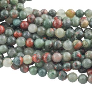 Natural Bloodstone Beads Blood Stone Beads, High Quality in Faceted Round,-Full Strand 15.5 inch Strand, 4mm, 6mm, 8mm, 12mm, or 14mm Beads Natural Bloodstone Beads Blood Stone Beads, High Quality in Faceted Round,-Full Strand 15.5 inch Strand, 4mm, 6mm, 8mm, 12mm, or 14mm Beads