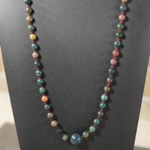 Bloodstone Necklace • Claspless Necklace • 6mm • 8mm • 24-50in • Healing Crystal Necklace • Beaded Necklace • A4762 Bloodstone Necklace • Claspless Necklace • 6mm • 8mm • 24-50in • Healing Crystal Necklace • Beaded Necklace • A4762