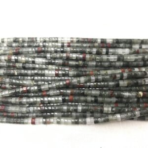 Natural Africa Bloodstone 4mm Heishi Genuine Gemstone Loose Beads 15 inch Jewelry Supply Bracelet Necklace Material Support Wholesale Natural Africa Bloodstone 4mm Heishi Genuine Gemstone Loose Beads 15 inch Jewelry Supply Bracelet Necklace Material Support Wholesale
