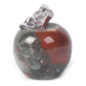 Carved Natural African Bloodstone Gemstone Cute Exquisite Apple Pendant Fashion Gift Jewelry Making Carved Natural African Bloodstone Gemstone Cute Exquisite Apple Pendant Fashion Gift Jewelry Making