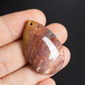 Natural Sunset Fire Red Blood Stone Pendant-teardrop Shape Top Drilled Cabochon Gemstone Necklace Natural Sunset Fire Red Blood Stone Pendant-teardrop Shape Top Drilled Cabochon Gemstone Necklace