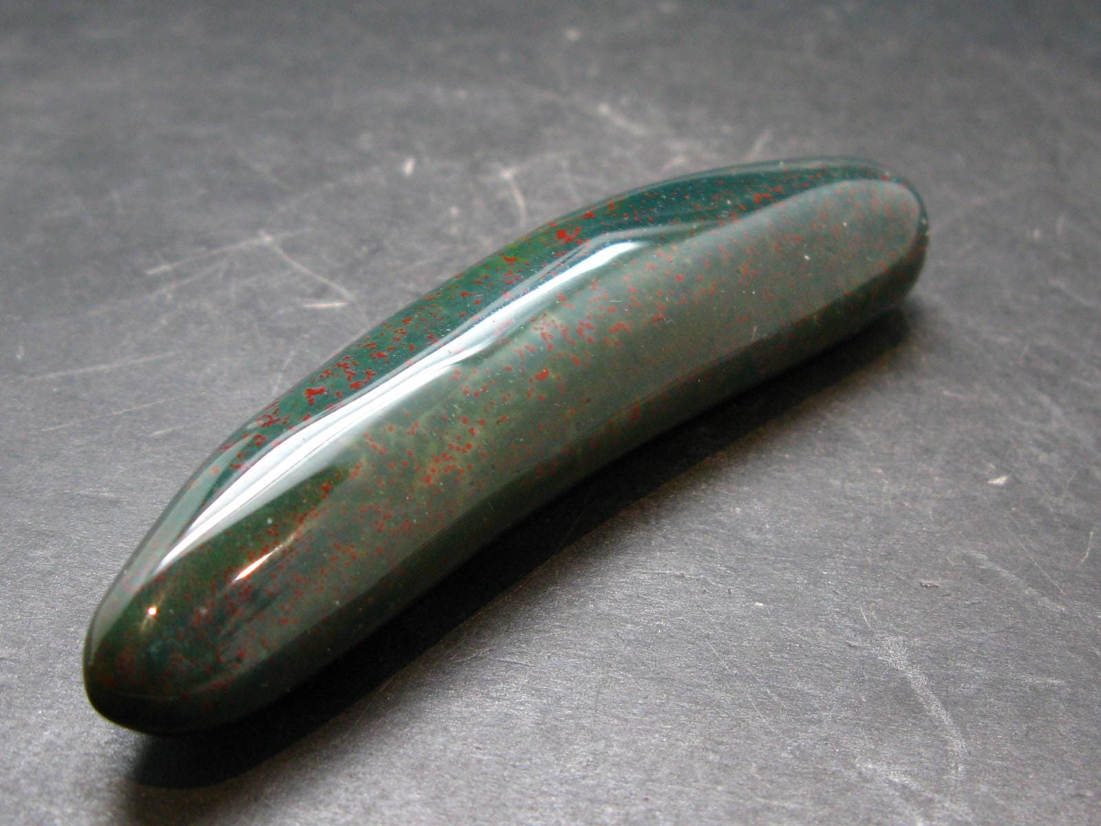Bloodstone Wand From India - 3.6" - 55.94 Grams Bloodstone Wand From India - 3.6" - 55.94 Grams
