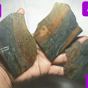 Natural Blood Stone Slice Rough,lapidary Stone Blood Stone Slabs,blood Stone Rough,green Blood Stone Raw Material,blood Stone Specimens