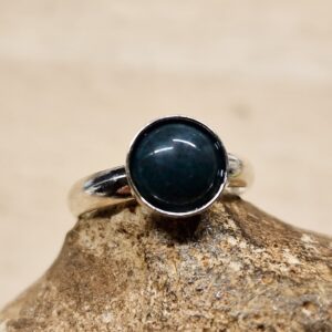 Minimalist round Bloodstone ring. 925 sterling silver. March birthstone ring. Reiki jewelry uk. Women's Adjustable stacking ring. 8mm stone Minimalist round Bloodstone ring. 925 sterling silver. March birthstone ring. Reiki jewelry uk. Women's Adjustable stacking ring. 8mm stone