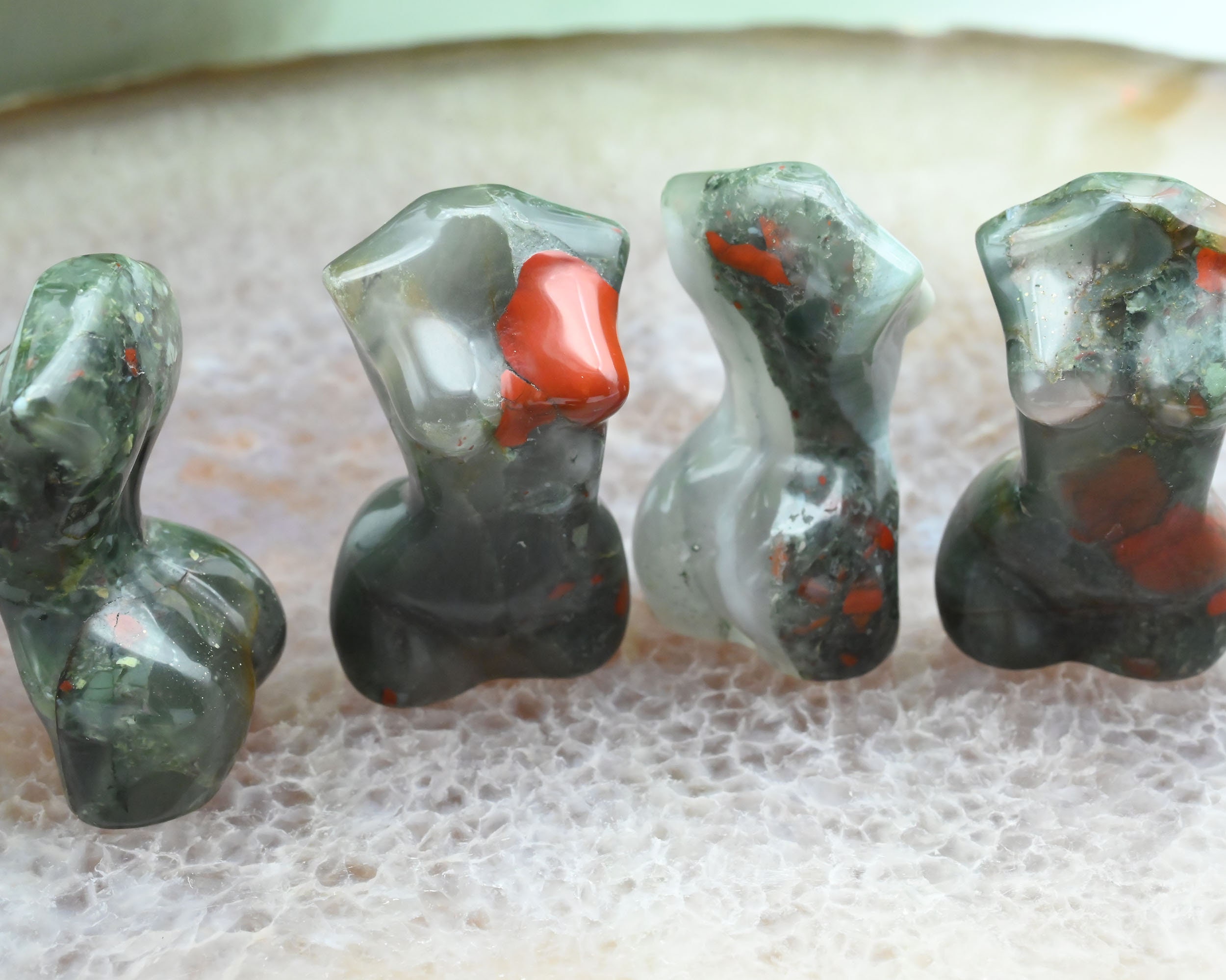 2 Inch African Bloodstone Goddess Model Decor,reiki Healing Decor,hand Carving Healing Decor,model Home Decor,model Gemstone Decor,for Gift