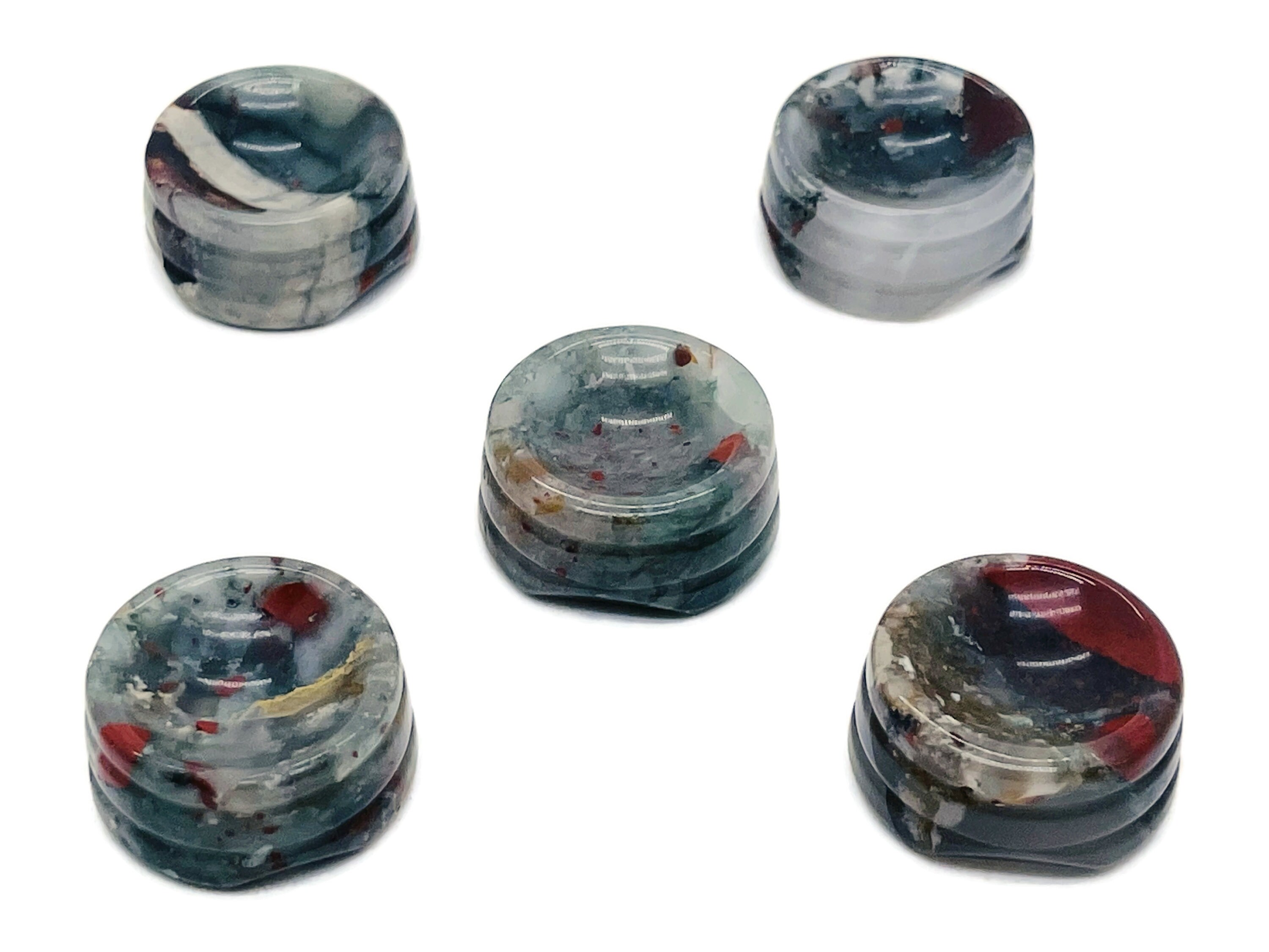 African Bloodstone Crystal Sphere Stand - Gemstone Sphere Stand - Sphere Crystal Holders - Home Decor - Sd1014