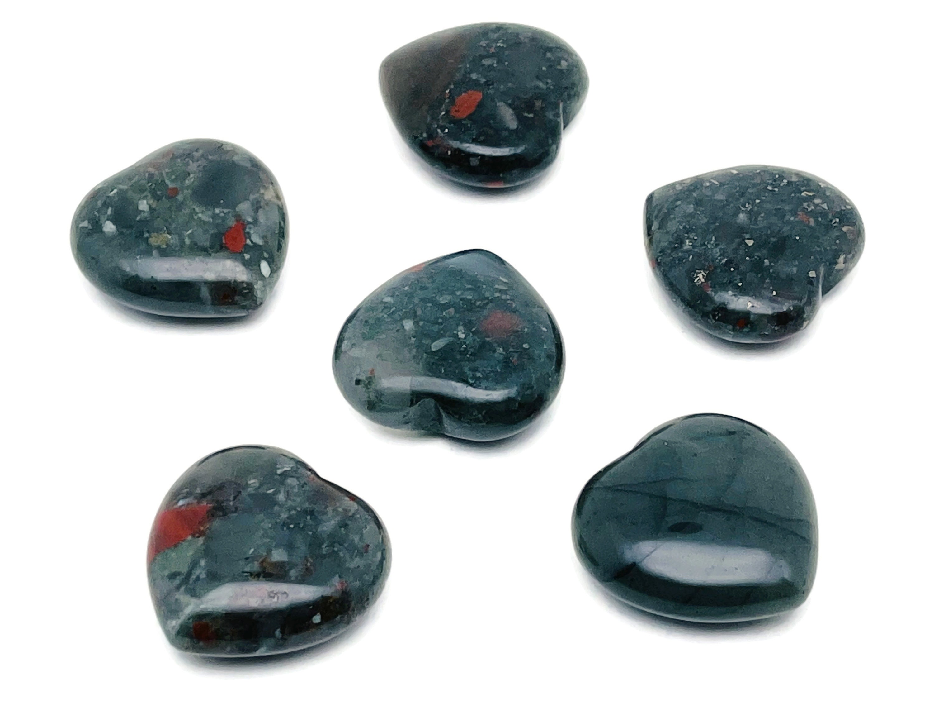 African Bloodstone Heart Gemstone – African Bloodstone - Healing Stone – Bloodstone Gemstone Heart - 3cm - He1201 African Bloodstone Heart Gemstone – African Bloodstone - Healing Stone – Bloodstone Gemstone Heart - 3cm - He1201