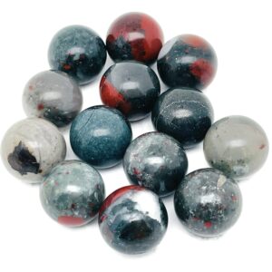 African BloodStone Sphere Gemstone – Crystal Sphere - Healing Stone – Crystal Ball – Crystal Décor – 20mm - SP1016