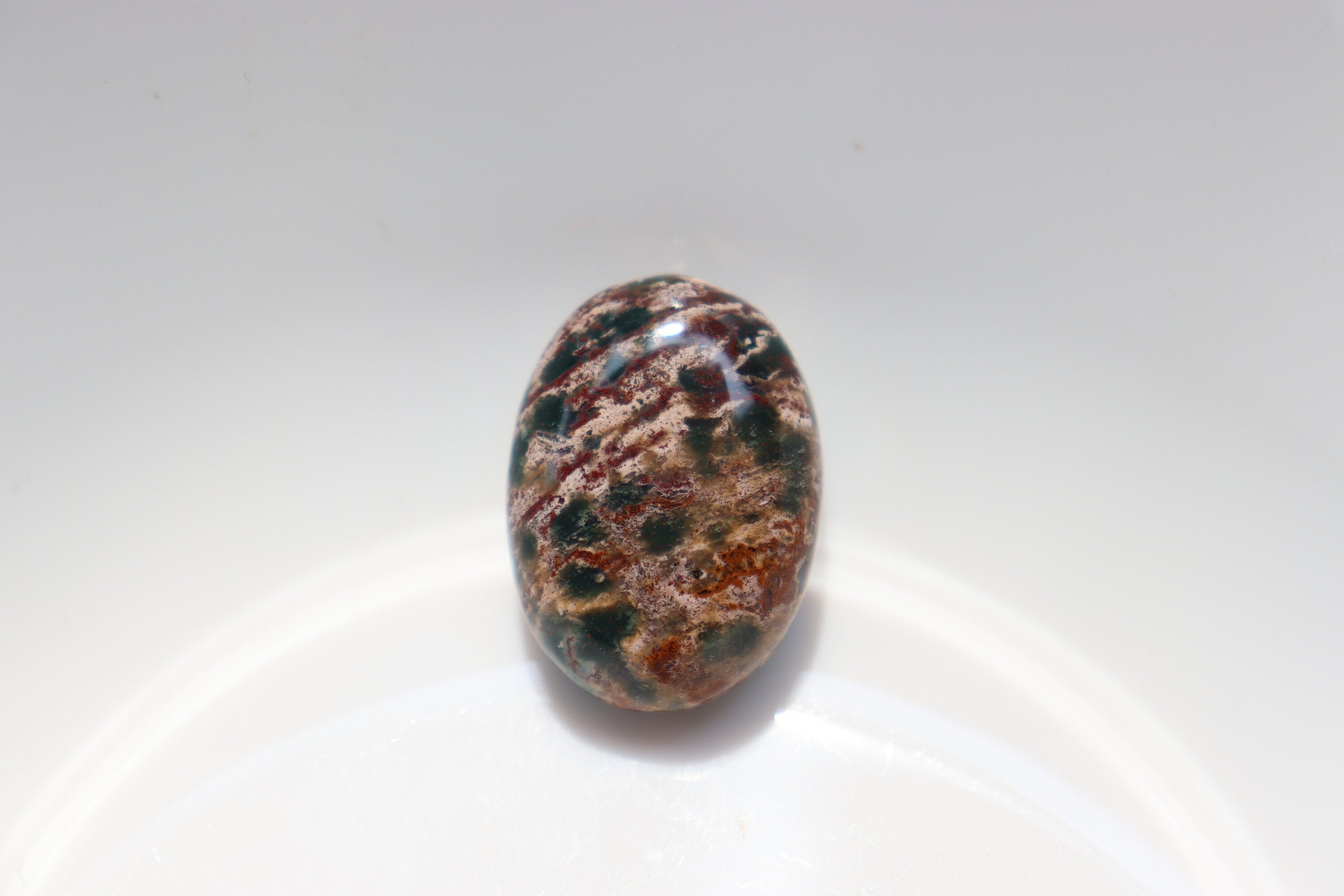 Cute Bloodstone Mini Palm Stone , African Blood Stone Palm Stone , Bloodstone Stress Stone , African Bloodstone Palm Stone, Healing Stone
