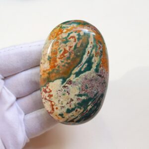 High Quality Bloodstone Palmstone, Natural Designer Indian Blood Stone, Grounding Protection, Meditation Reiki Healing, Pocket Palm Stone