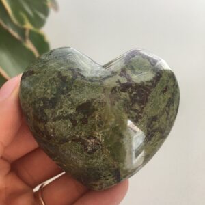 Large Dragon Blood Stone Heart – Natural Polished Crystal