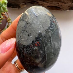 Bloodstone Palm Stone, Bloodstone