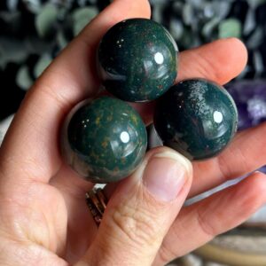 Bloodstone Sphere, Orb, Crystal Ball