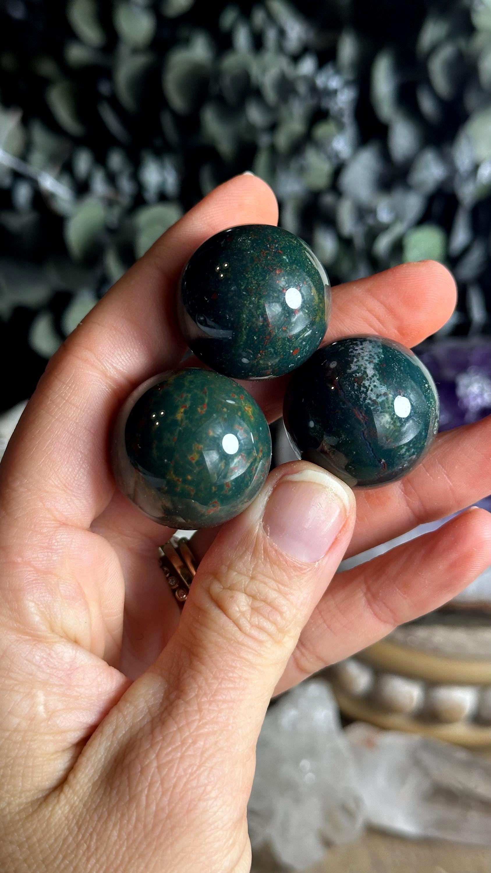 Bloodstone Sphere, Orb, Crystal Ball