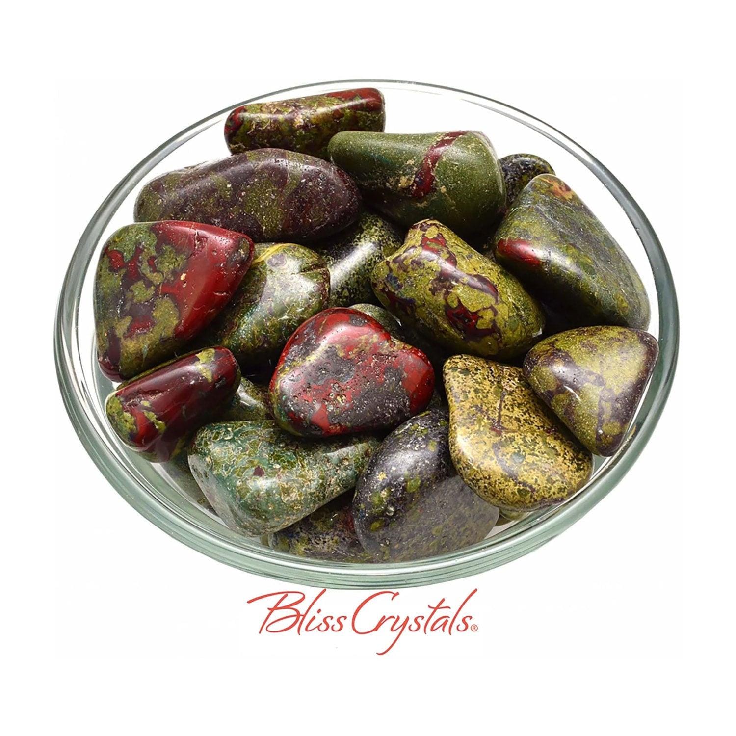 1 Large Dragon Blood Stone Jasper Tumbled Crystal For Courage Jewelry & Crafts Healing Crystal And Stone #db03