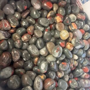 Bulk Tumbled Bloodstone – 1lb 2lb 3lb – Polished Healing Crystals For Jewelry, Crafts & Collectors