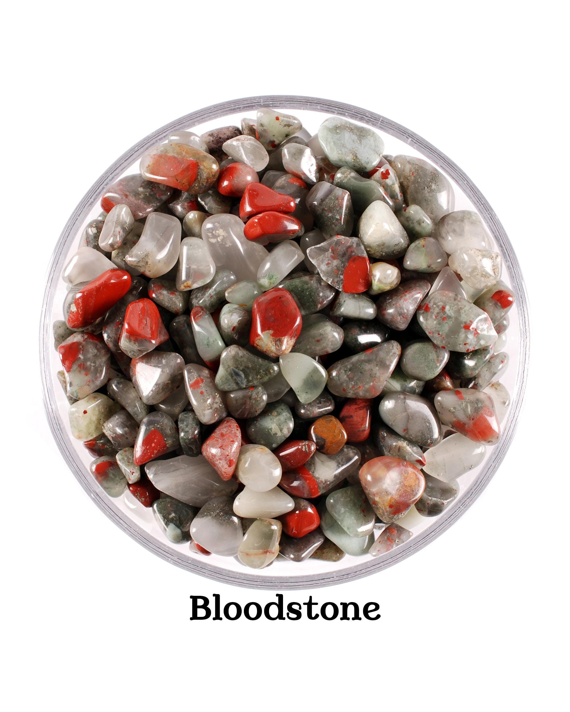 Bloodstone Chip Stones, Vitality And Protection, Ritual Spell Jar Tools