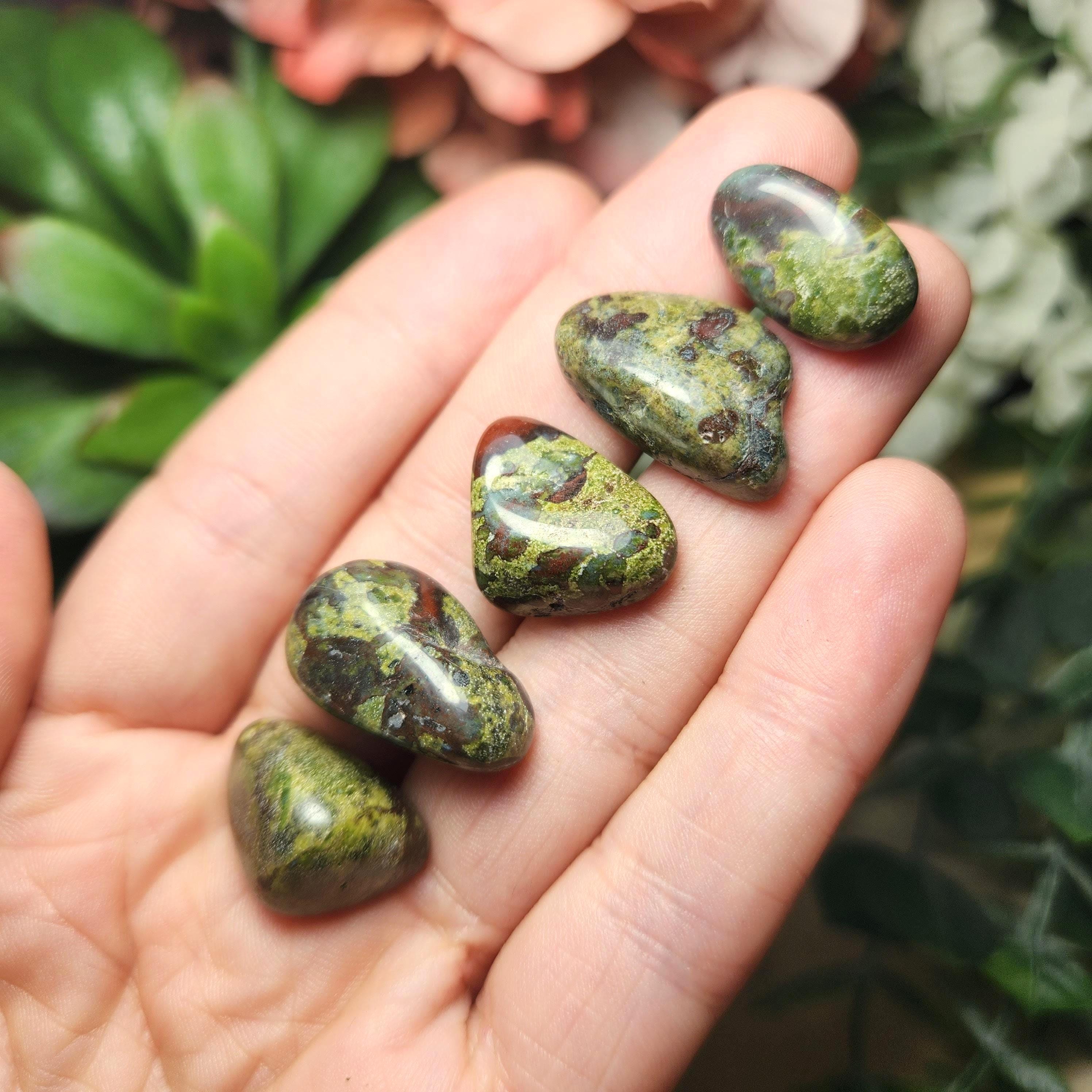 Tumbled Dragon Bloodstone Crystal: Dragon Blood Stone Tumbled Dragon Bloodstone Crystal: Dragon Blood Stone