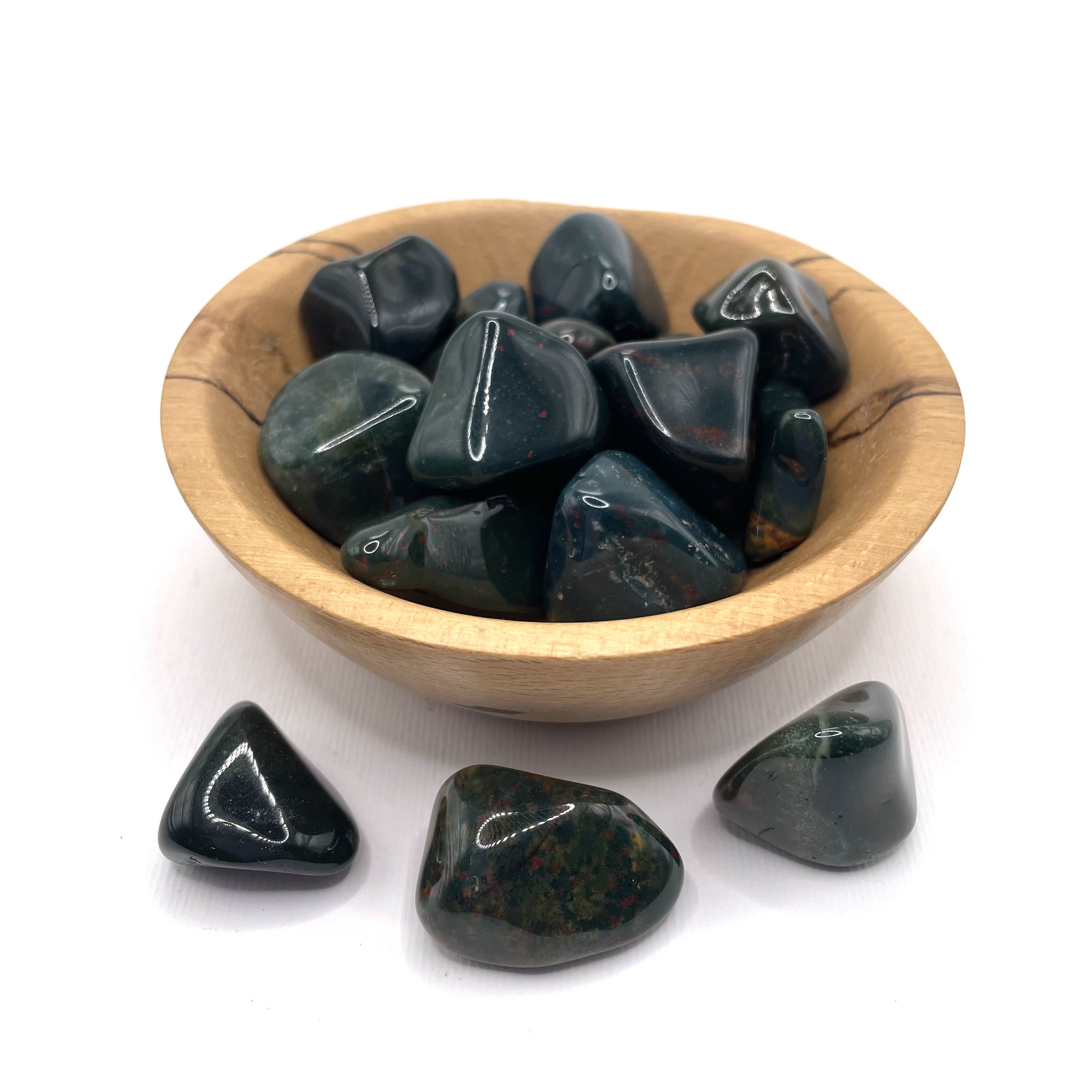 Bloodstone Tumbled Stone 20-30mm