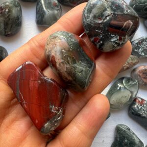Bloodstone Tumbled Stones