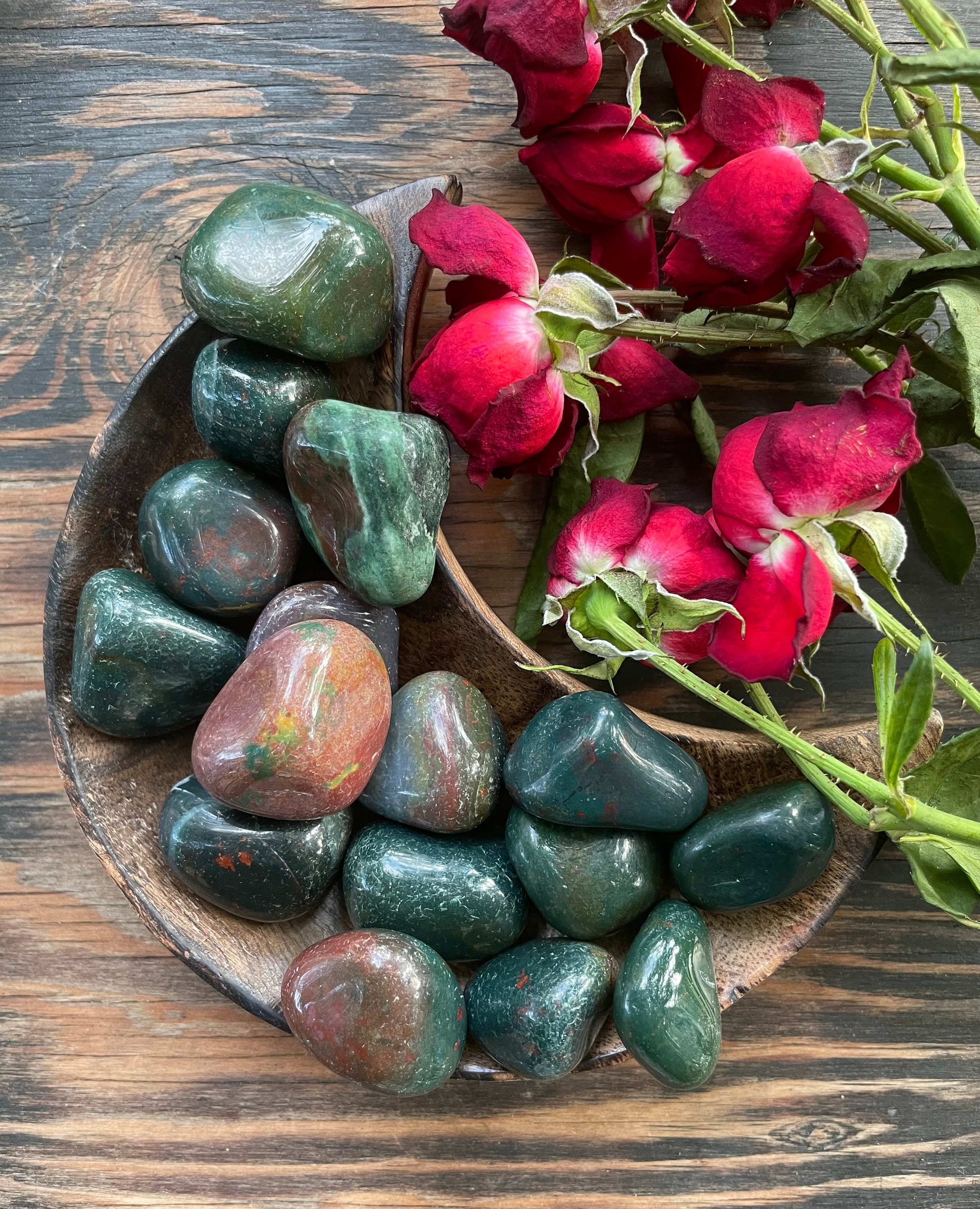 Bloodstone, Bloodstone Tumble, Qty. 1