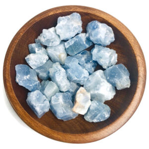 Raw Light Blue Calcite Crystal: Natural Mineral Stone (1 Piece) Raw Light Blue Calcite Crystal: Natural Mineral Stone (1 Piece)