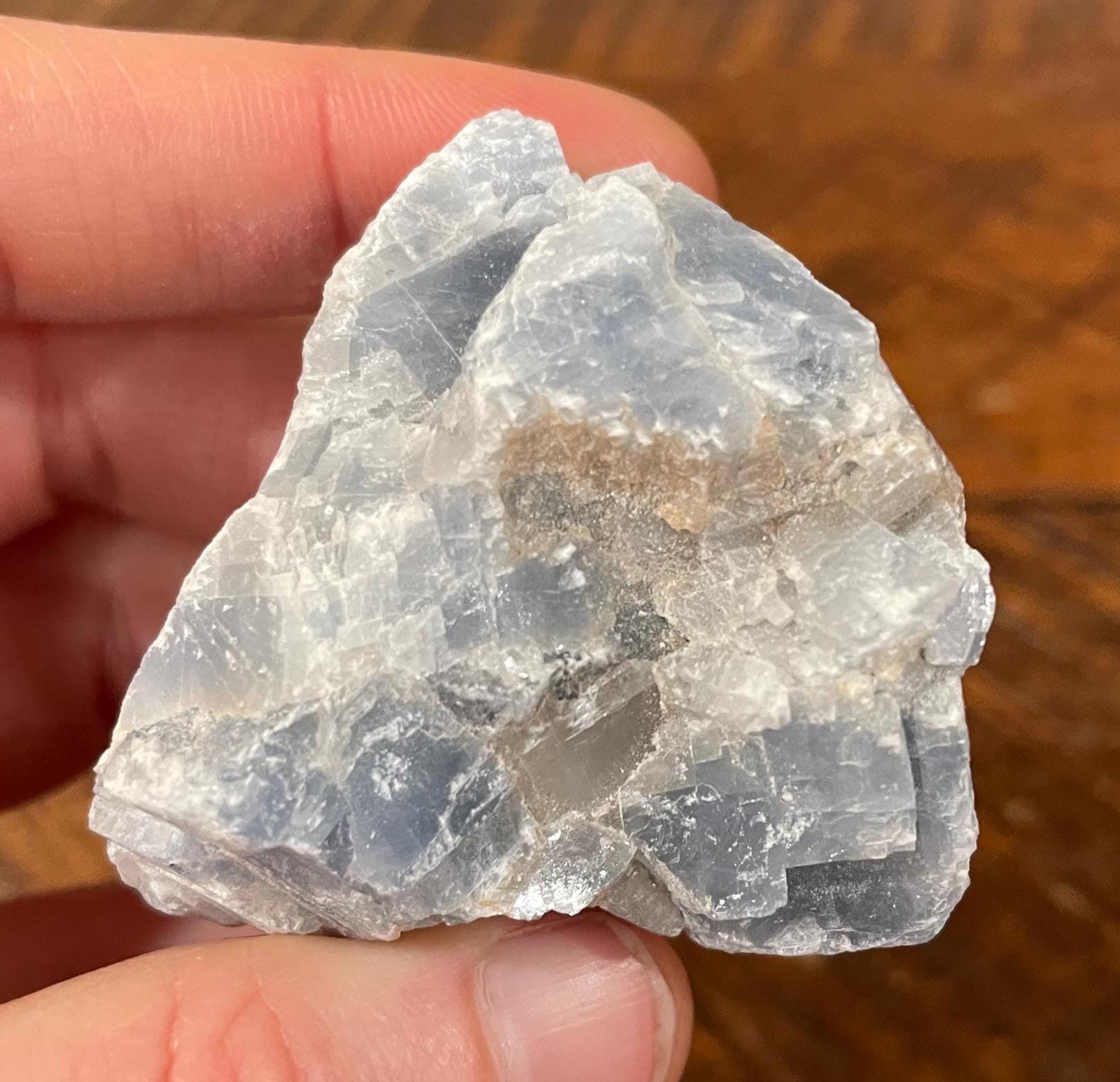 Rough Blue Calcite From Mexico, Natural Minerals, Metaphysical Supplies