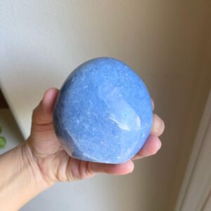 Blue Calcite Free Form Crystal: Self Standing Crystal Tower