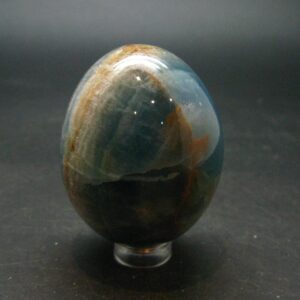 Lemurian Aquatine Blue Calcite Egg From Argentina - 2.6" Lemurian Aquatine Blue Calcite Egg From Argentina - 2.6"