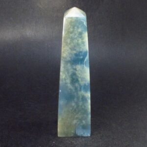 Nice Lemurian Aquatine Blue Calcite Obelisk Pyramid From Argentina - 4.2" - 144.5 Grams Nice Lemurian Aquatine Blue Calcite Obelisk Pyramid From Argentina - 4.2" - 144.5 Grams