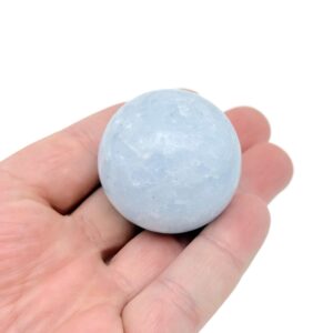 Blue Calcite Sphere Stone A++ – Crystal Ball - Healing Crystal Stones – Crystal Decor – 40-50mm - BA1062 Blue Calcite Sphere Stone A++ – Crystal Ball - Healing Crystal Stones – Crystal Decor – 40-50mm - BA1062