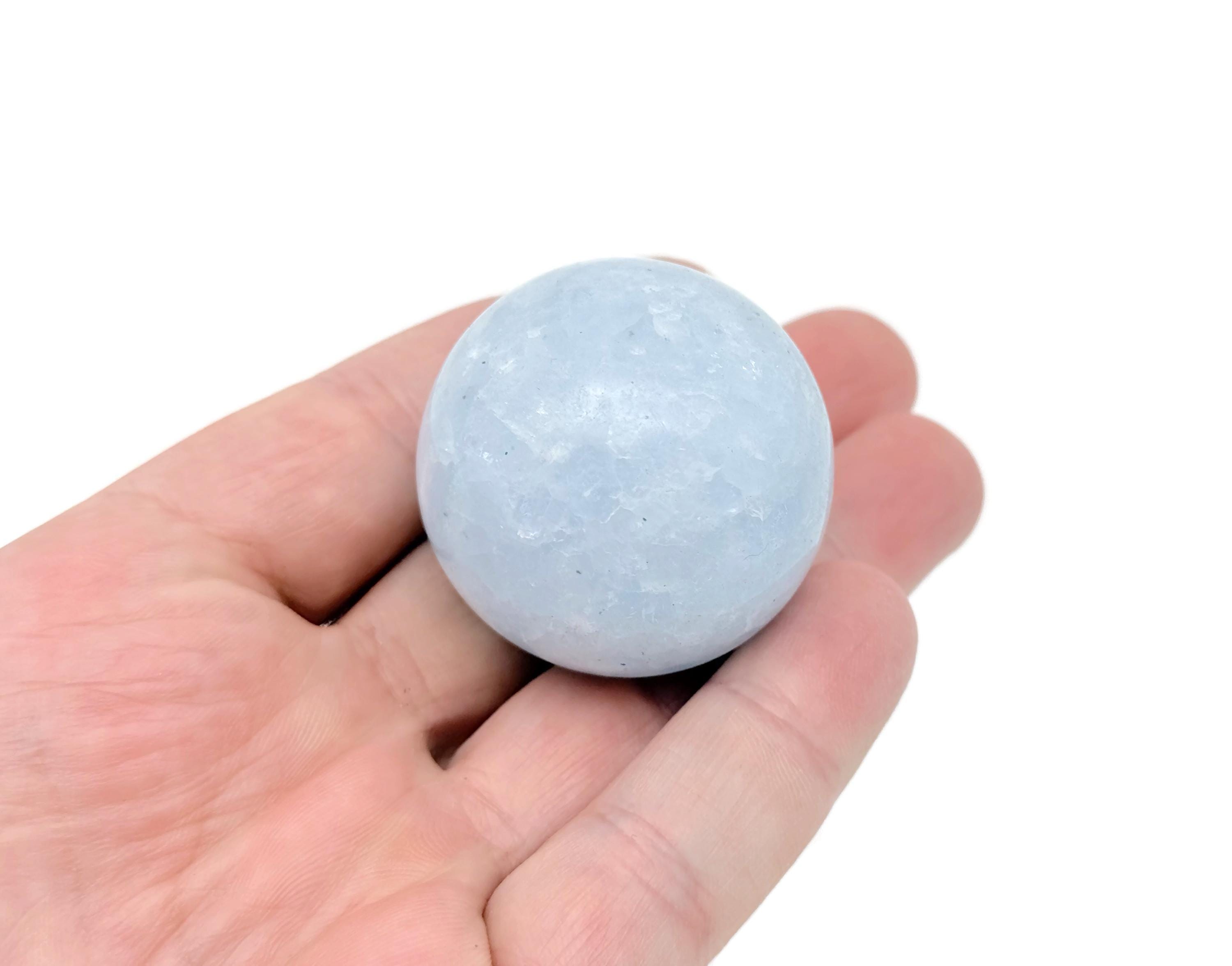 Blue Calcite Sphere Stone A++ – Crystal Ball - Healing Crystal Stones – Crystal Decor – 40-50mm - Ba1062 Blue Calcite Sphere Stone A++ – Crystal Ball - Healing Crystal Stones – Crystal Decor – 40-50mm - Ba1062