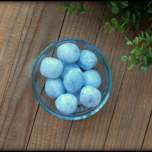 Tumbled Blue Calcite