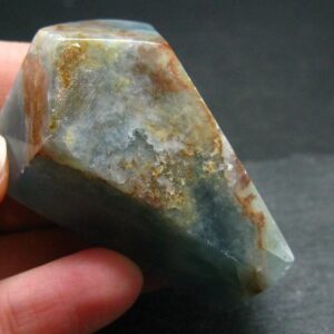 Aquatine Blue Calcite Tumbled Stone From Argentina - 2.0"- 56.25 Grams