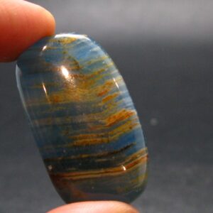 Nice Lemurian Aquatine Blue Calcite Tumbled From Argentina - 1.5" - 18.01 Grams