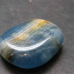 Nice Lemurian Aquatine Blue Calcite Tumbled From Argentina - 1.2" - 15.71 Grams