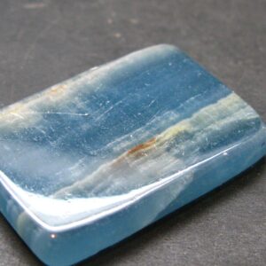 Nice Lemurian Aquatine Blue Calcite Tumbled From Argentina - 1.4" - 15.33 Grams