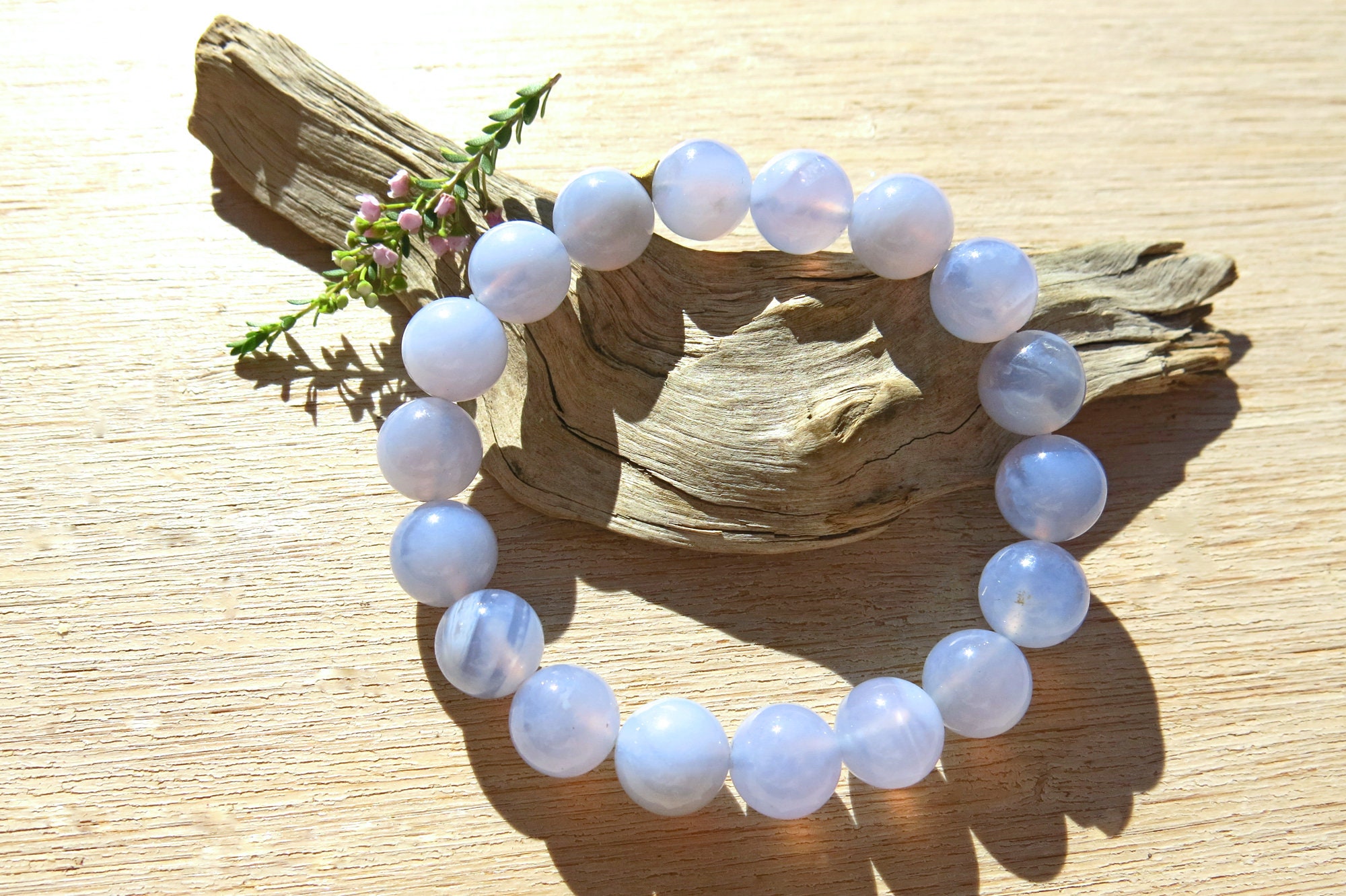 Blue Chalcedony Bracelet Blue Chalcedony Bracelet