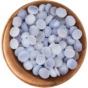 1 Blue Chalcedony (Turkey) - Ethically Sourced Cabochon Stone