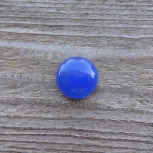 Blue Chalcedony Cabochon 20x5mm, Ring Size Cabochon, Blue Round Cabochon, Natural Stone Cabochon