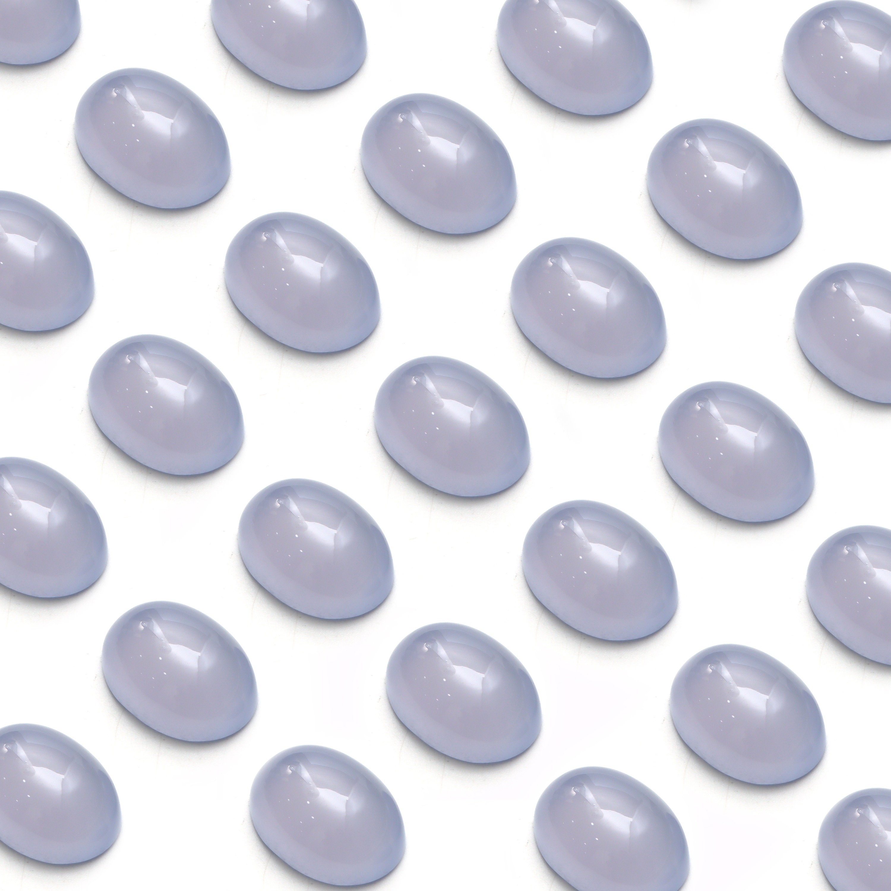 Blue Chalcedony Smooth Oval Cabochon Loose Gemstone, Blue Chalcedony Oval Cabs, Blue Chalcedony Jewelry Making Gemstone Blue Chalcedony Smooth Oval Cabochon Loose Gemstone, Blue Chalcedony Oval Cabs, Blue Chalcedony Jewelry Making Gemstone