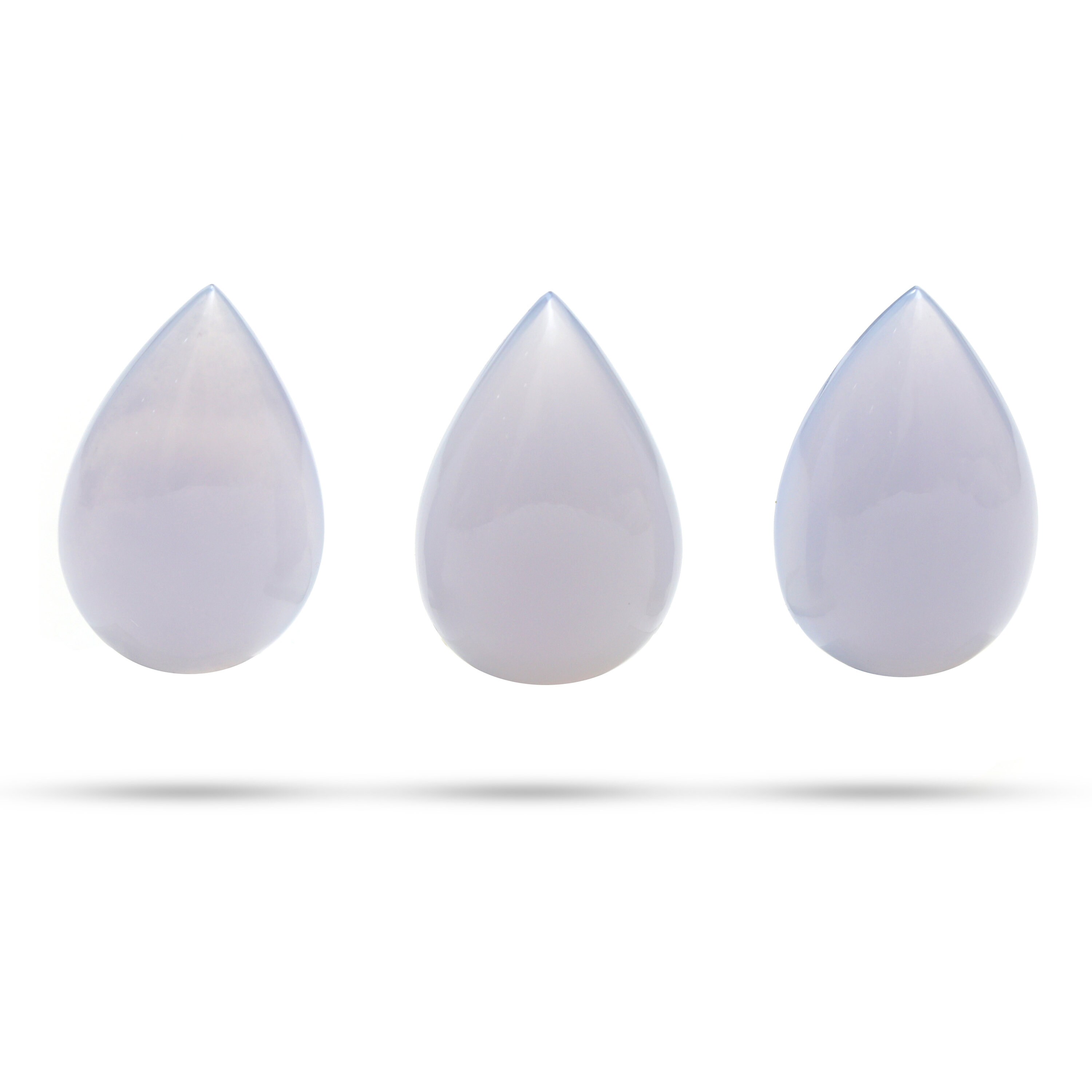 Blue Chalcedony Smooth Pear Cabochon Gemstone, 20x30 Mm, Chalcedony Cabochons, Blue Chalcedony Pear Jewelry Making Gemstone, 3 Pieces Blue Chalcedony Smooth Pear Cabochon Gemstone, 20x30 Mm, Chalcedony Cabochons, Blue Chalcedony Pear Jewelry Making Gemstone, 3 Pieces